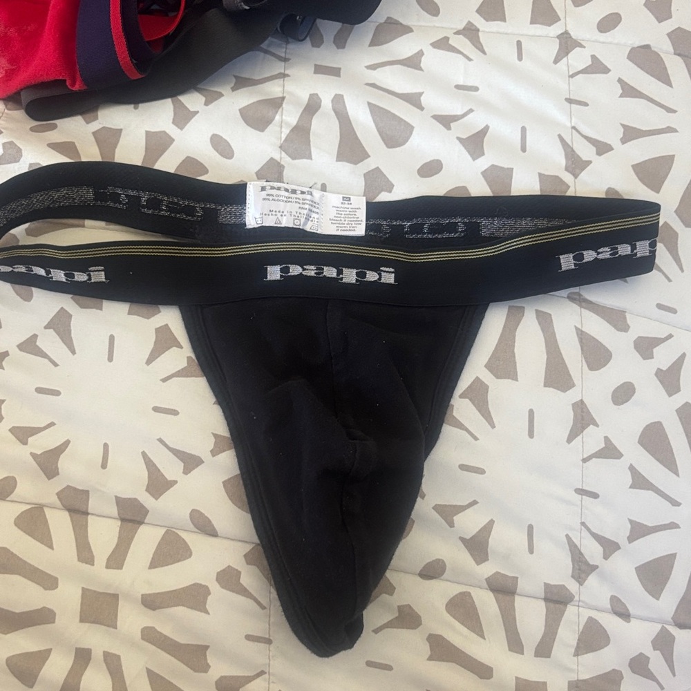 Papi Black thong
